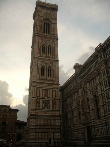 la tour du baptistere de Florence
