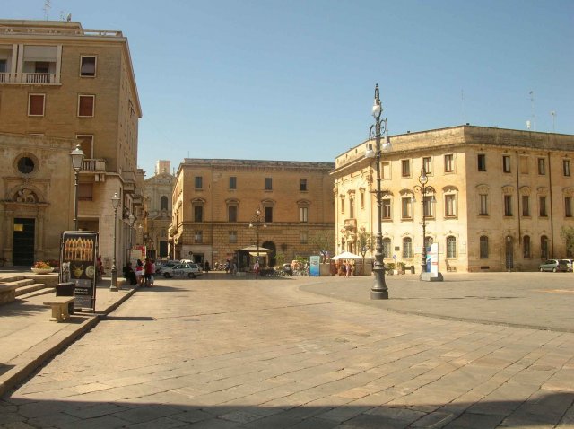 la grande place de Lecce