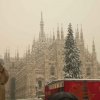 le duomo de Milan sous la neige