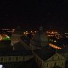 Baptistere et Duomo vue de la tour de Pise avec les lumieres de la nuit