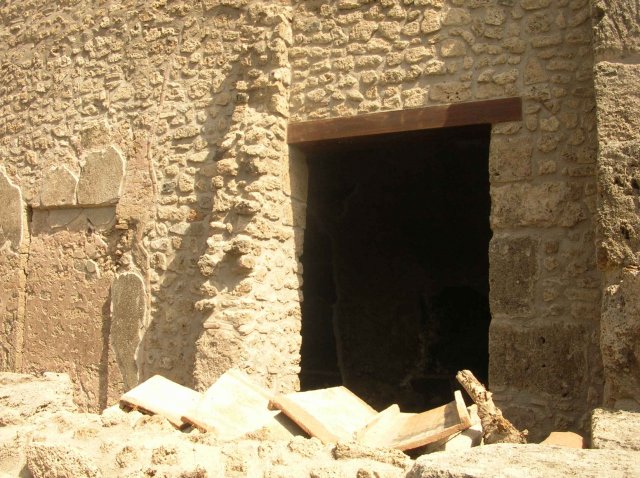 Maison en cours de restauration dans Pompei