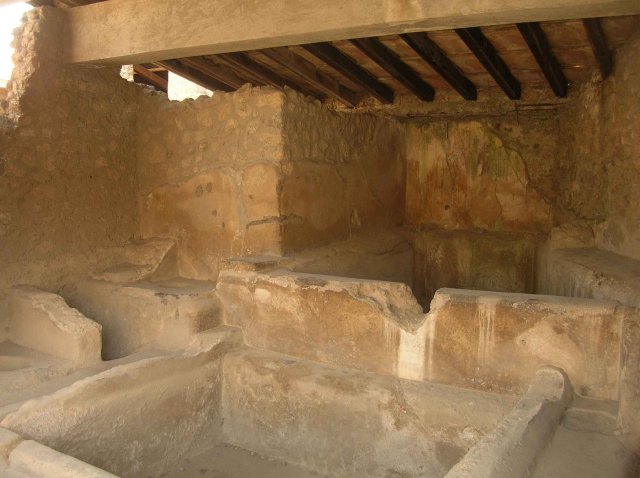 Des bains romains dans Pompei