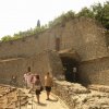 le haut du théâtre romain de Pompei