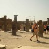 l'entrée sud des ruines de Pompei est la plus fréquentée