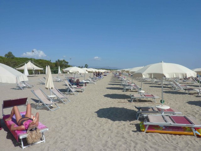 Photos plages privée en Italie