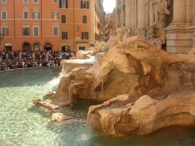 Photos de la fontaine de Trevi Rome