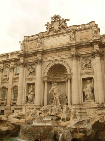 Images de la fontaine de Trevi Rome