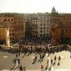 Photos vue du haut de la pizza di Spagna Rome