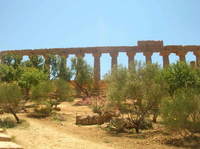 Reste de colonne Grecque en Sicile