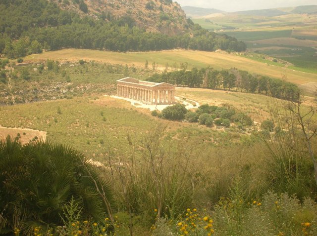 vue du temple de Segeste