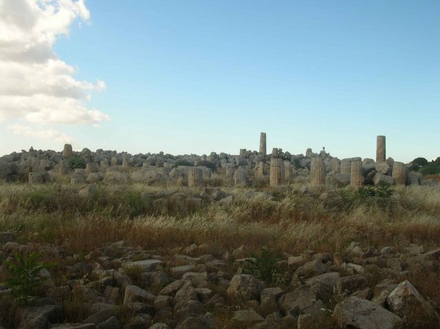 Photo ruines grecques italie