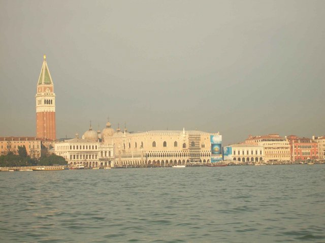 Photos du vaporetto de la place saint-marc de Venise