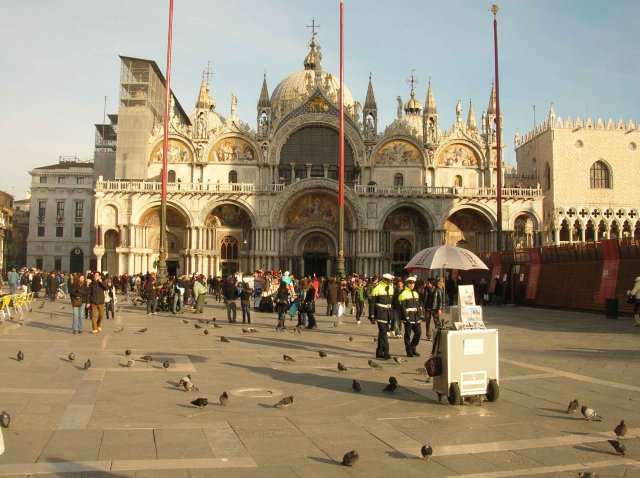 Photos globale de la place saint-marc de Venise