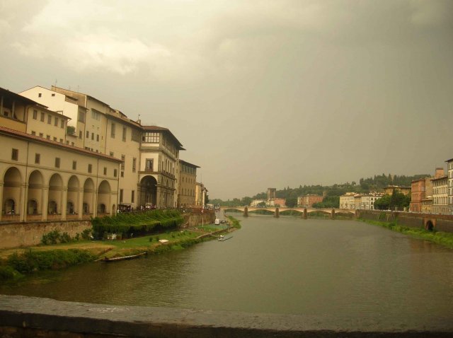 vue du fleuve de Florence