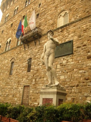 Les abords du Palazzio Vecchio