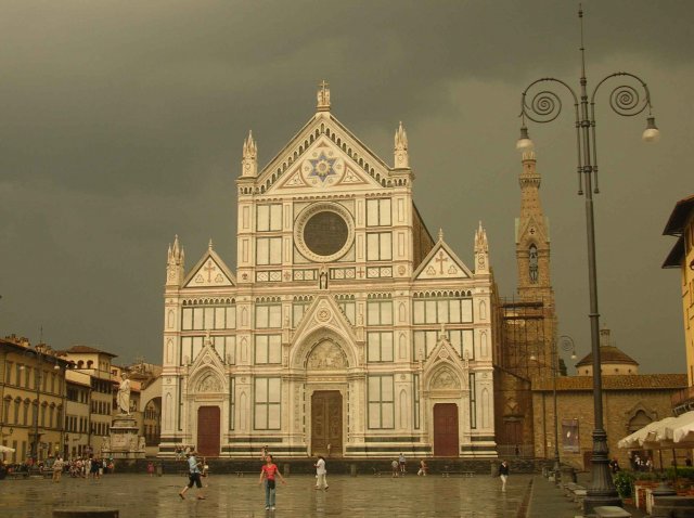 Le duomo de Florence en image sous la pluie
