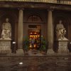 Les magnifiques arcades de Florence sous un climat de pluie