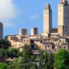 Vue de San gimignano cité médiévale en Toscane