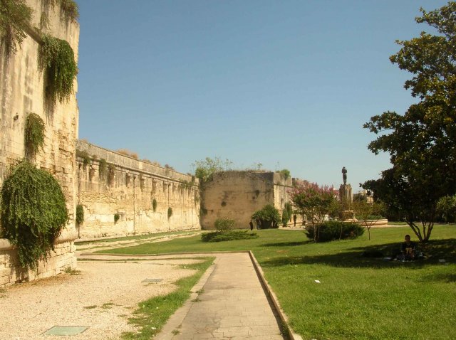 rempart du château de Lecce