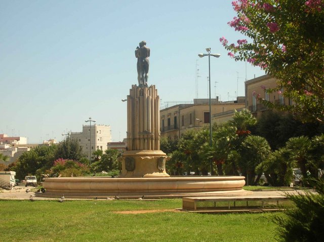 un des jardins autour de Lecce