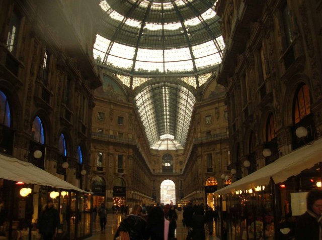 galerie à l'abris dans Milan