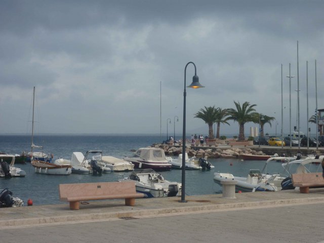 vue sur le petit port de Orbetello