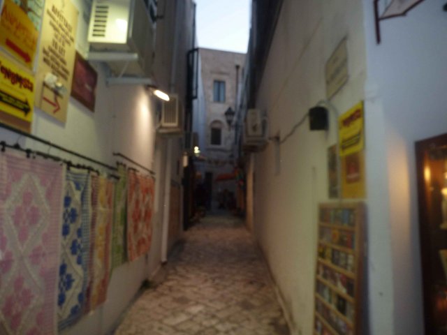 vue des ruelles de Otranto