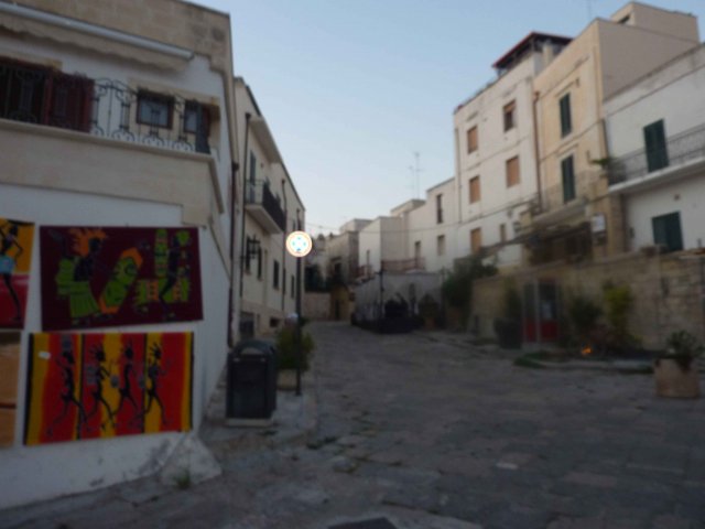 Photos magnifique de rue dans les pouilles