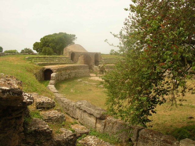 Images de theatre a paestum