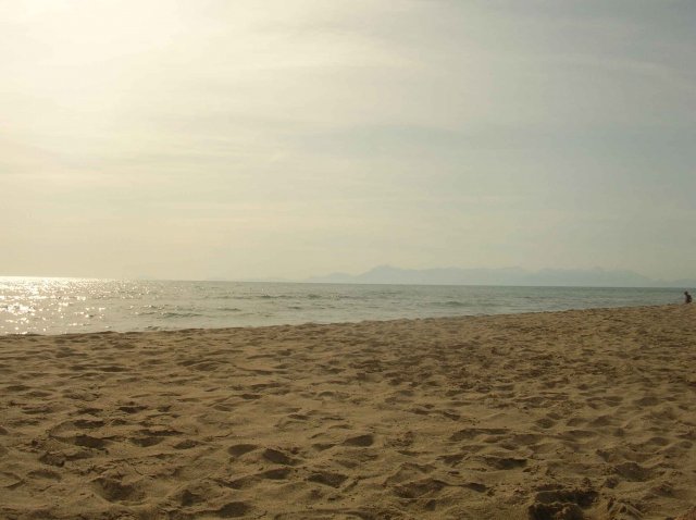 Belle plage du sud de l'Italie