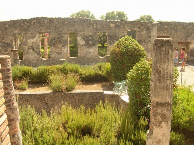 Vestiges de maison dans Pompei