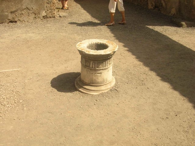 Colonnes enfouies Pompei