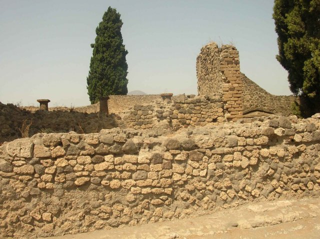 murs et ruines de Pompei
