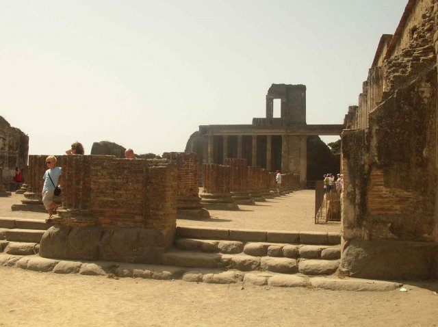 Photos de marche d'époque de Pompei