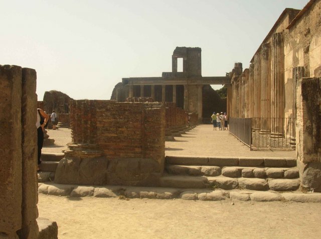 le lieu de rencontre romain de Pompei