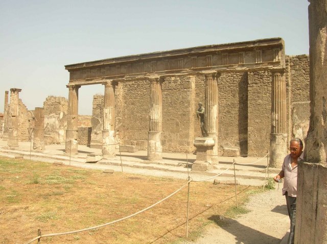 Colonnes romaines dans le sud Italie