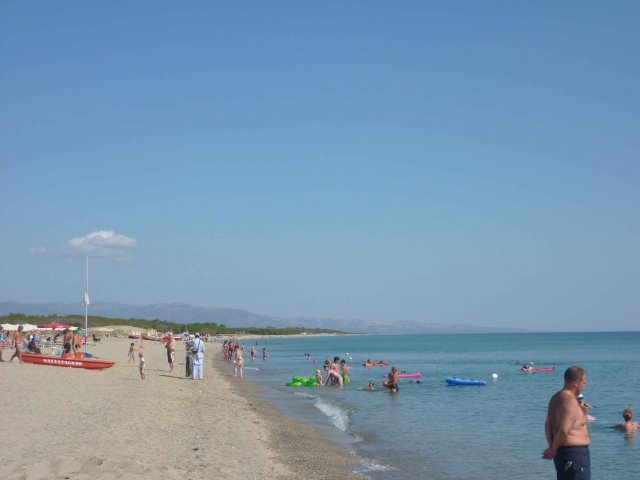 Photos plages en septembre dans les pouilles