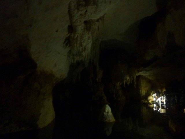 Images de figure dans une grottes sous marine à Cal Gonone