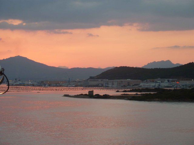 Arrivée sur le petit port de Olbia