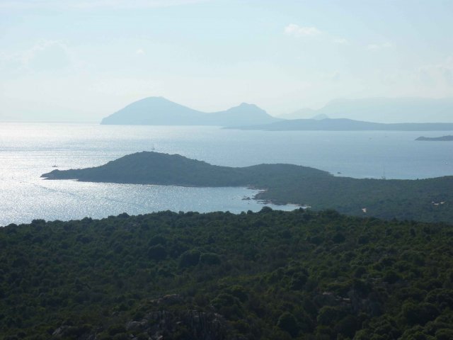 Photos de paysage dans le centre est de la Sardaigne