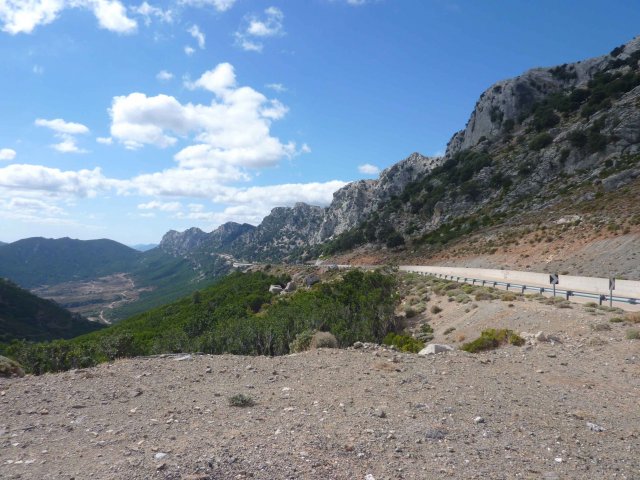 Vue des montagnes sauvages en Sardaigne