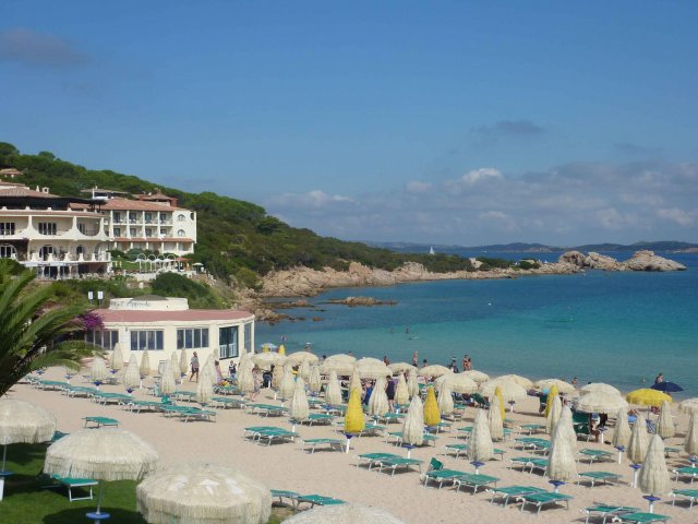 Images de plages aménagées en Sardaigne