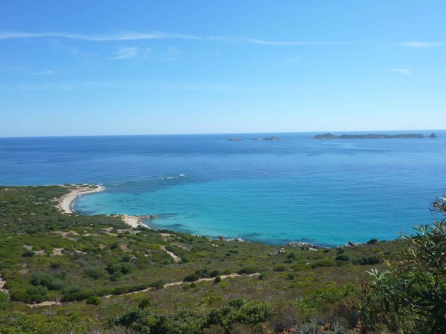 vue du sud de la Sardaigne