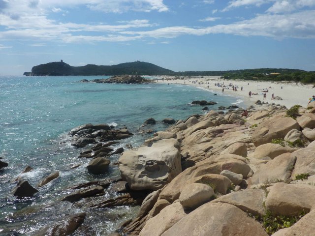 Plage sarde en Italie