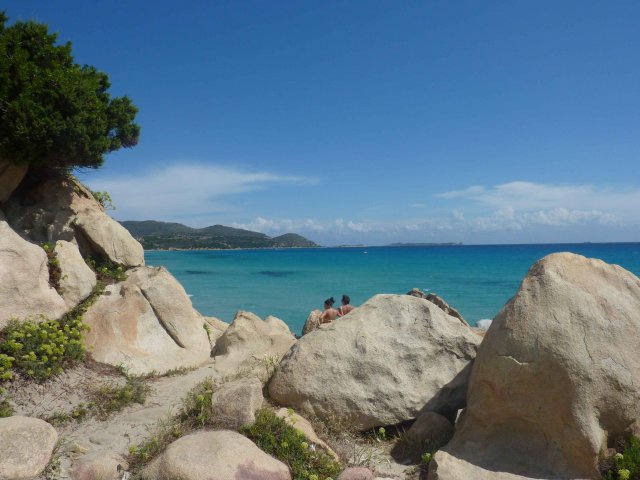 vue de la plage de reve de Simius