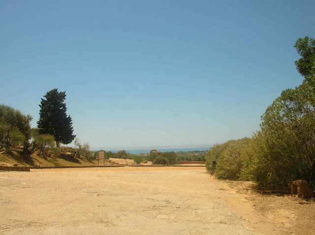 Image de la mer à Agrigente