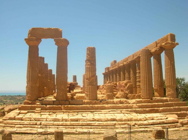 un temple en Sicile