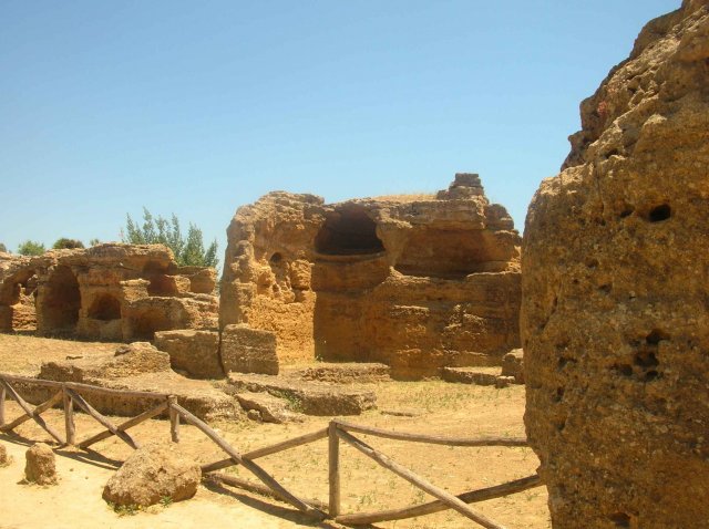 habitation grecque de Agrigente