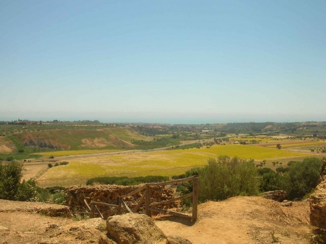 campagne et mer de sicile