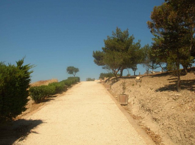 Photo chemin pour se rendre sur les vestiges grecques en Sicile